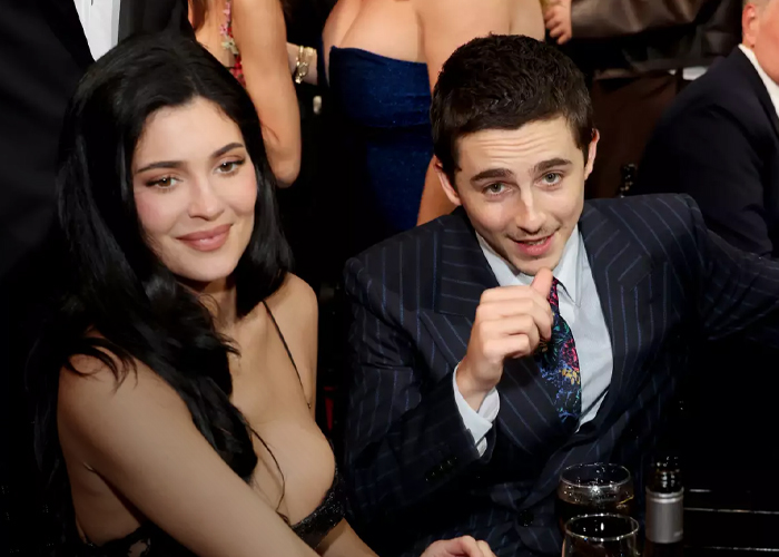 Foto: Timothée Chalamet y Kylie Jenner /cortesía 