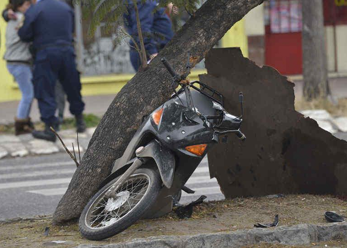 Foto: Granada: muere al chocar su motocicleta contra un árbol /TN8