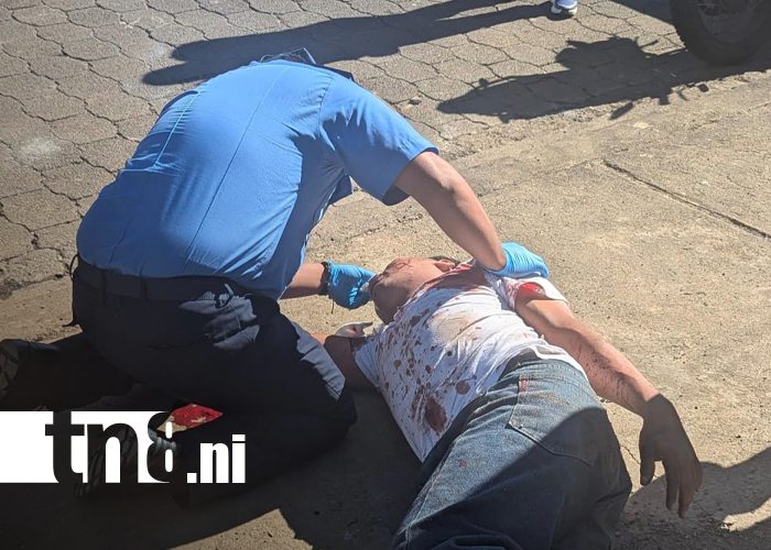 Foto: Violenta golpiza en Managua /TN8