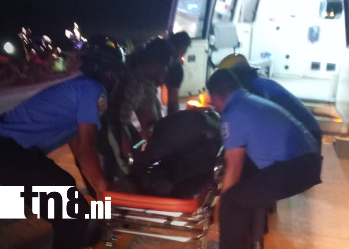Foto: Accidente con semoviente deja motociclista lesionado en Bilwi/TN8