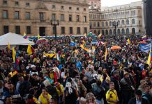 Colombia marcha en defensa de su soberanía ante amenazas de EE.UU. Foto: Colombia responde a Trump /Cortesía