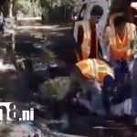 Foto: Descarga eléctrica provoca caída de trabajador en Chinandega/TN8