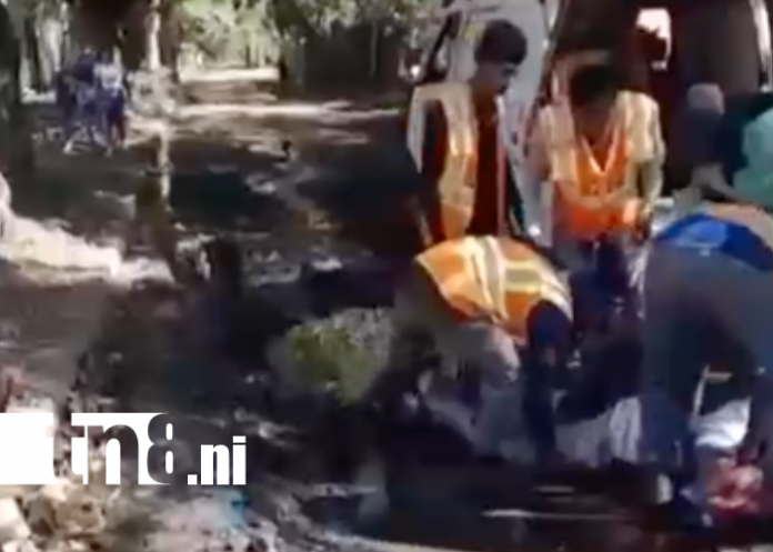 Foto: Descarga eléctrica provoca caída de trabajador en Chinandega/TN8