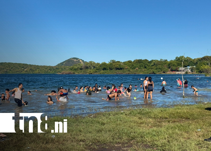 Foto: Laguna de Xiloá para iniciar el año con alegría/TN8.
