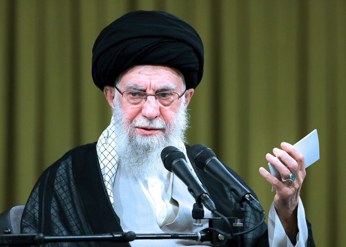 Foto: Mensaje del líder supremo de Irán /Cortesía