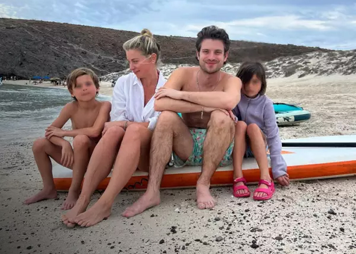 Foto: Ludwika Paleta y sus hijos /cortesía 