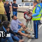 Foto: Giro indebido provoca accidente y deja dos lesionados en la carretera Sur, Managua/TN8
