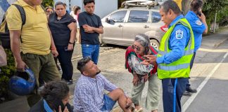 Foto: Giro indebido provoca accidente y deja dos lesionados en la carretera Sur, Managua/TN8
