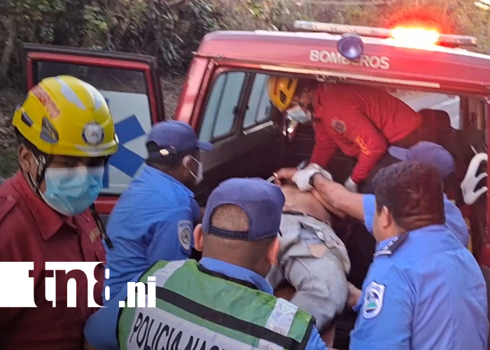 Foto: Trágico accidente en carretera Las Esquinas – San Marcos deja un motociclista fallecido/TN8