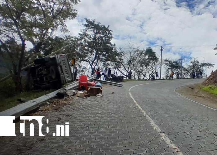 Foto: Accidente en Quilalí, Nueva Segovia /TN8