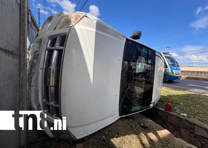 Foto: Accidente en carretera a Masaya/TN8