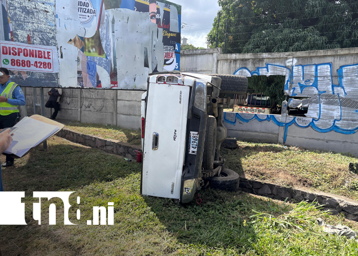 Foto: Accidente en carretera a Masaya/TN8