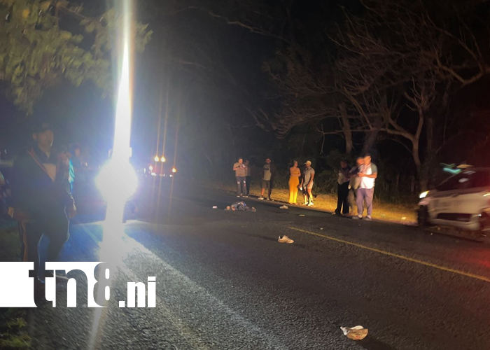 Foto: Masaya inicia el año con accidentes viales: un fallecido y una persona lesionada/TN8