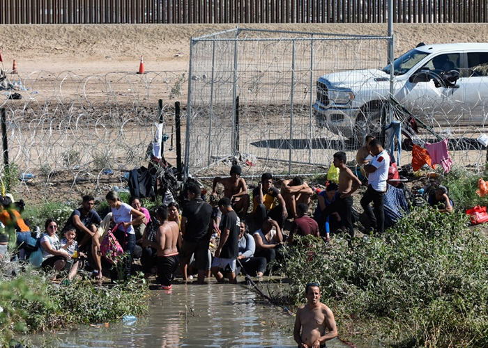 Foto: La dura amenaza de EE.UU. a migrantes /Cortesía