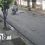 Foto: Conductor se va tras chocar a motociclista en Managua /TN8