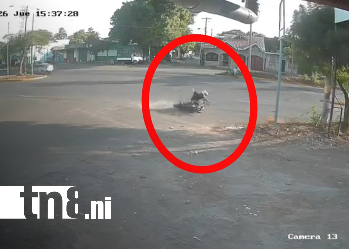 Foto: Video capta nuevo y peligroso accidente en el cruce del Carlos Marx en Managua/TN8