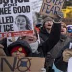 Foto: Trump sobre protestas en Minnesota /cortesía