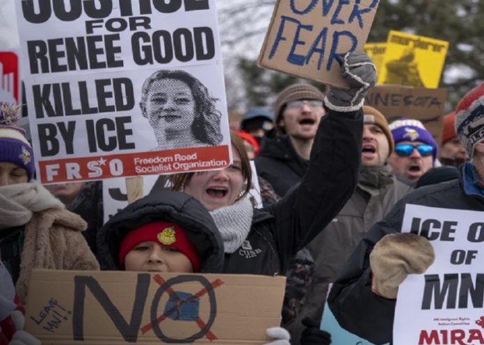 Foto: Trump sobre protestas en Minnesota /cortesía