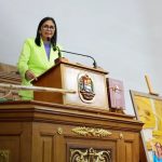 Foto: Delcy Rodríguez ante Venezuela /cortesía