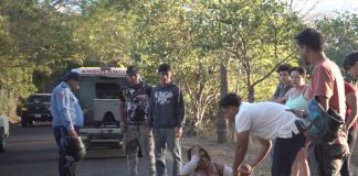 Foto: Menor de edad pierde el control de motocicleta en curva peligrosa de Estelí/ TN8