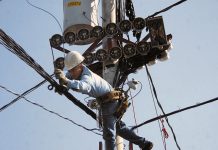 Foto: Corte eléctrico por Paso a Desnivel en Managua/Cortesía
