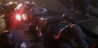 Foto: Accidente de moto deja lesionado en Managua /TN8