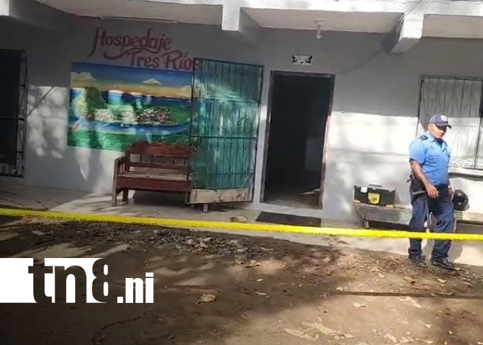Foto: Extraño crimen sacude El Rama: un hombre muerto y una mujer grave en un hospedaje/TN8