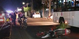 Foto: Imprudencia y colisión dejan dos personas gravemente lesionadas en Managua/TN8