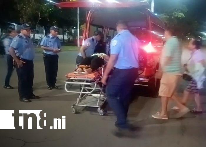 Foto: Accidente en Managua deja mujer lesionada tras choque/TN8