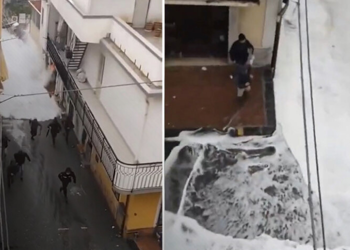 Foto: Video: capta el caos y el miedo por inundaciones de la tormenta Harry en Italia / Cortesía
