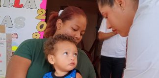 Foto: Niños de Ciudad Sandino protegidos contra fiebre amarilla /TN8