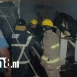 Foto: Incendio en bodega de vivienda en Reparto San Juan, Managua/TN8