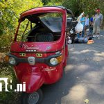 Foto: Seis personas resultan lesionadas tras accidente en la bajada a la Laguna de Apoyo/TN8