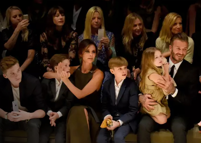Foto: David y Victoria Beckham /cortesía