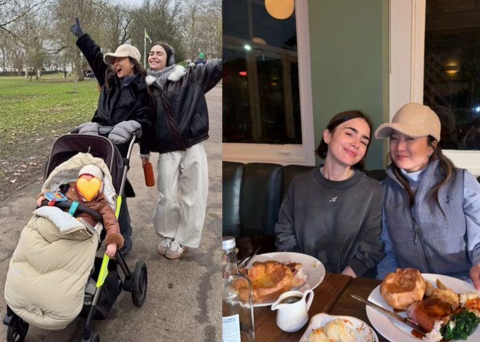Foto: Lily Collins abre las puertas de su casa a Ashley Park/Cortesía