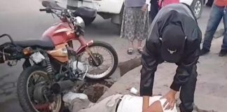 Foto: Motociclista gravemente lesionado tras accidente en Estelí/TN8