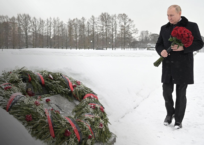 Foto: Putin recuerda la liberación de Leningrado /cortesía