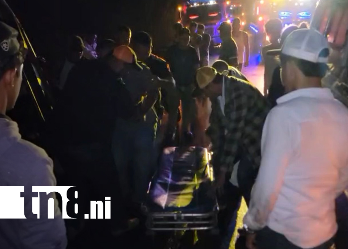 Foto: Accidente de camión deja conductor lesionado en Chontales/TN8