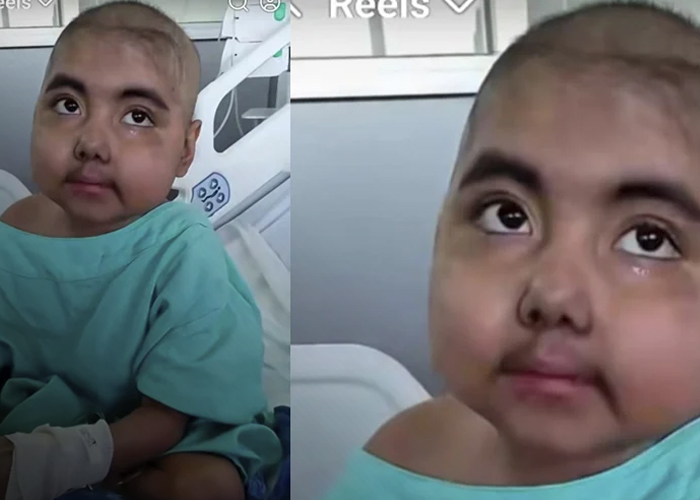 Foto: Niña con cáncer que conmueve al mundo /cortesía 