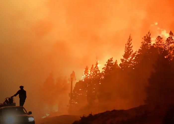 Foto: Incendios sin control en Argentina /cortesía 