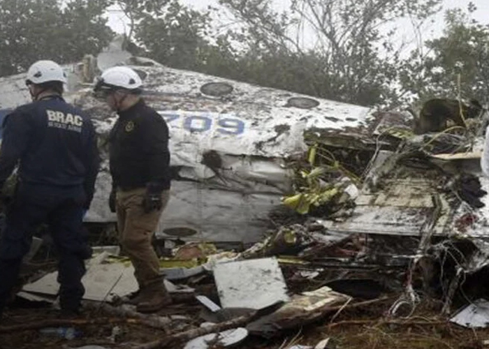 Foto: Accidente aéreo en Colombia /cortesía 