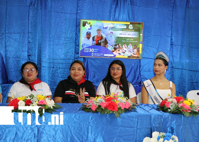 Foto: Siuna inaugura Academia de Idiomas Brian Wilson /TN8