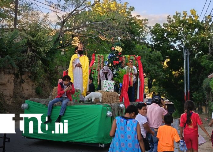 Foto: Reyes Magos recorren Ocotal con los niños/TN8