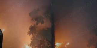 Foto: Incendio alarma a vecinos del puente San José en Chinandega/TN8