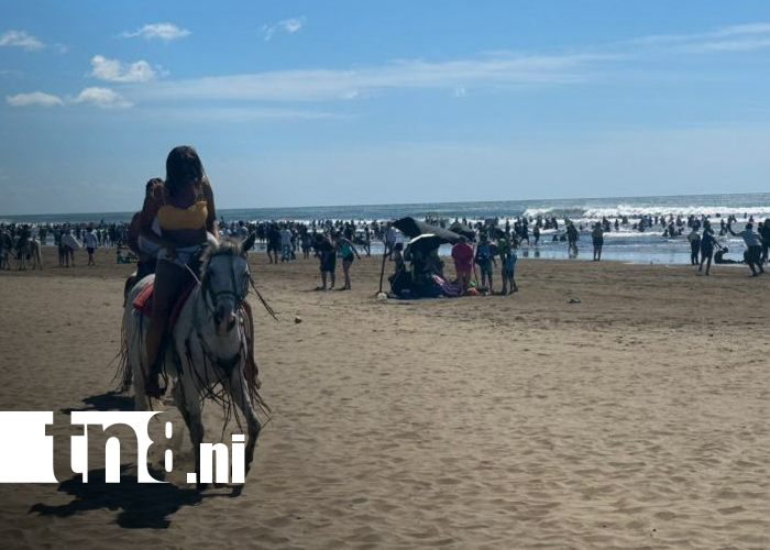 Foto: Año Nuevo, playa y familia en Nicaragua /TN8