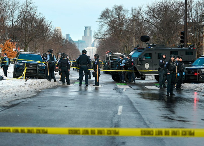 Foto: El disparo que desató la indignación nacional en Minneapolis /Cortesía