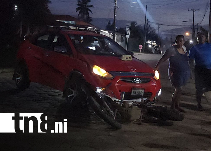 Foto: Accidente deja motociclista gravemente lesionado en Bilwi/TN8