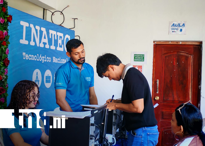 Foto: INATEC abre matrículas 2026 con carreras técnicas y becas gratuitas/TN8