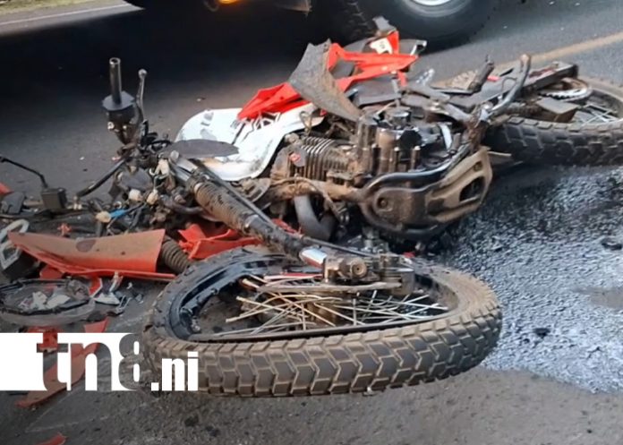 Foto: Trágico accidente en carretera Las Esquinas – San Marcos deja un motociclista fallecido/TN8