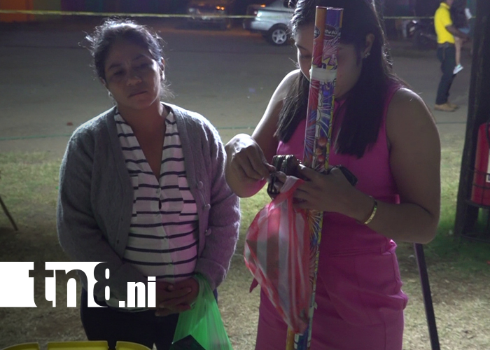 Foto: Comerciantes de pólvora satisfechos con los resultados de ventas en Nandaime/TN8